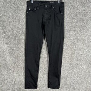 AG Adriano Goldschmied Tellis Jeans Mens 32x32 Black Modern Slim Stretch Denim